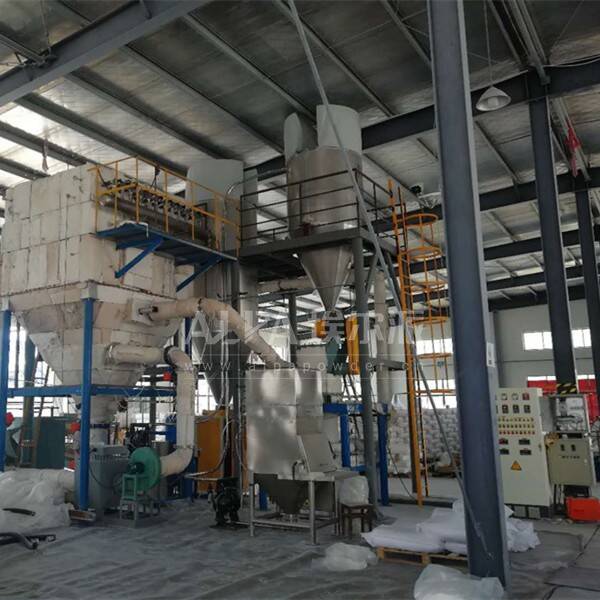 扬州某硅材料公司 上线白炭黑超细加工设备S-MQW